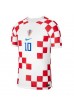 Kroatië Luka Modric #10 Voetbaltruitje Thuis tenue WK 2022 Korte Mouw